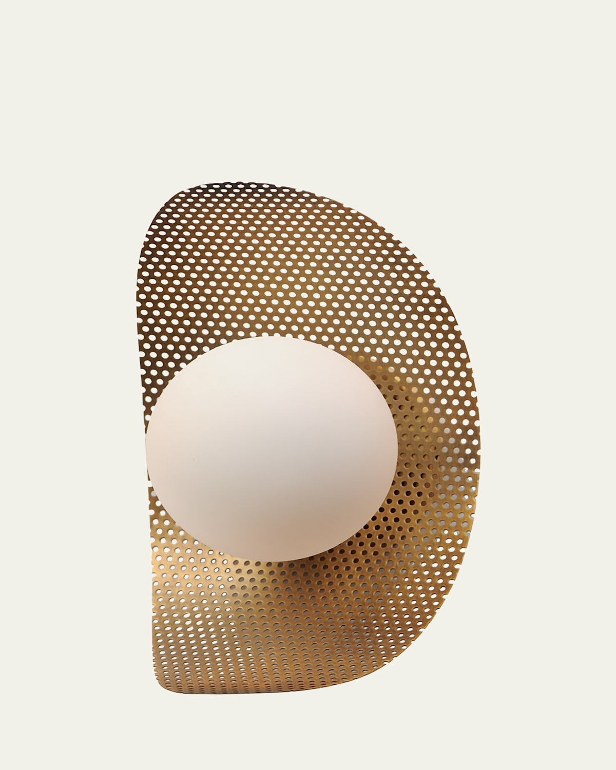 Studio M Mat Sanders Design From  Chips Led Sconce - Aged Brass In Natural Aged Brass