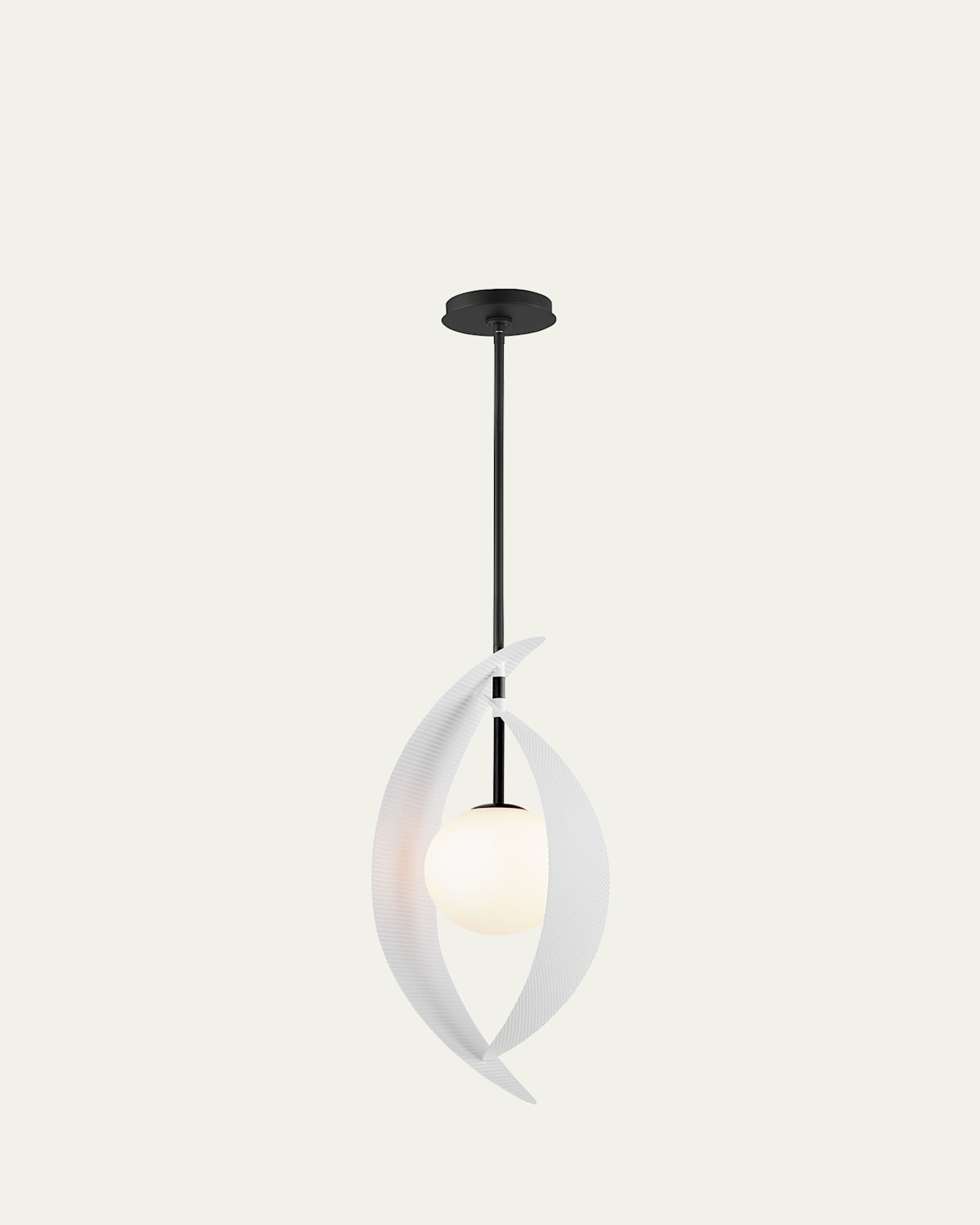 Studio M Mat Sanders design from  Chips 1-Light Pendant - Matte White