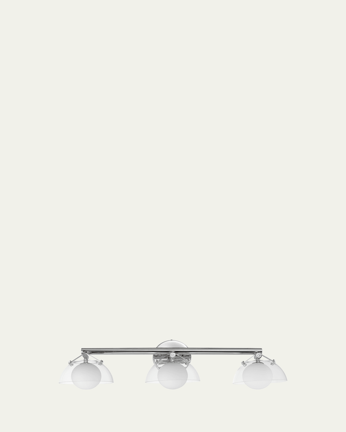 Studio M Mat Sanders Design From  Domain 3-light Bath Vanity - Clear/chrome In Metallic