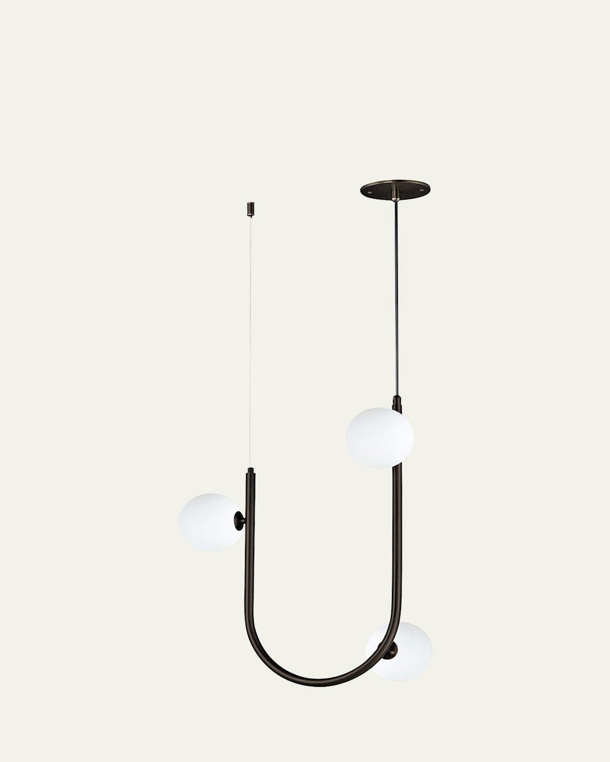 Studio M Nina Magon Design from  Contour 3-Light Cord Hung Pendant 3000K
