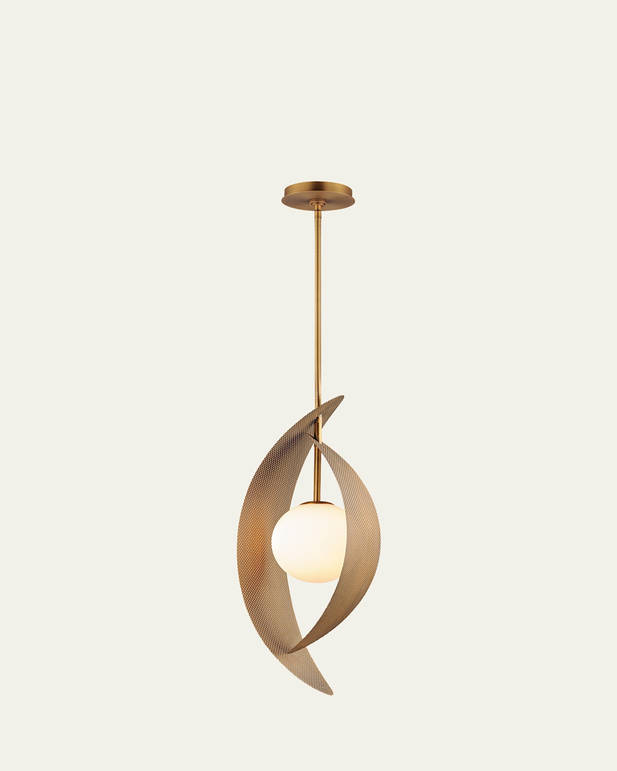 Studio M Mat Sanders Design From  Chips 1-light Pendant - Brass In Natural Aged Brass