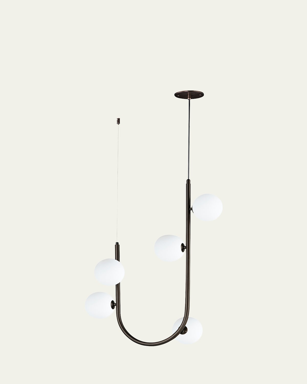 Studio M Nina Magon Design from  Contour 5-Light Cord Hung Pendant 3000K