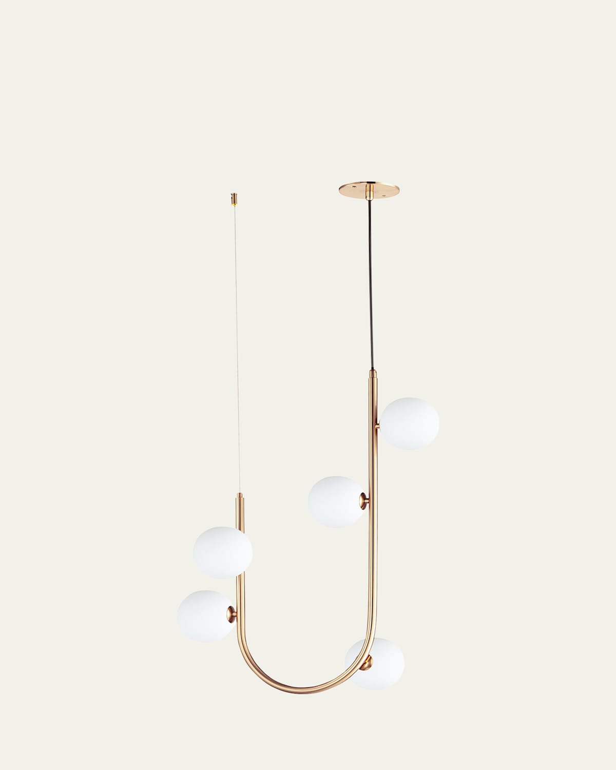 Studio M Nina Magon Design from  Contour 5-Light Cord Hung Pendant 3000K