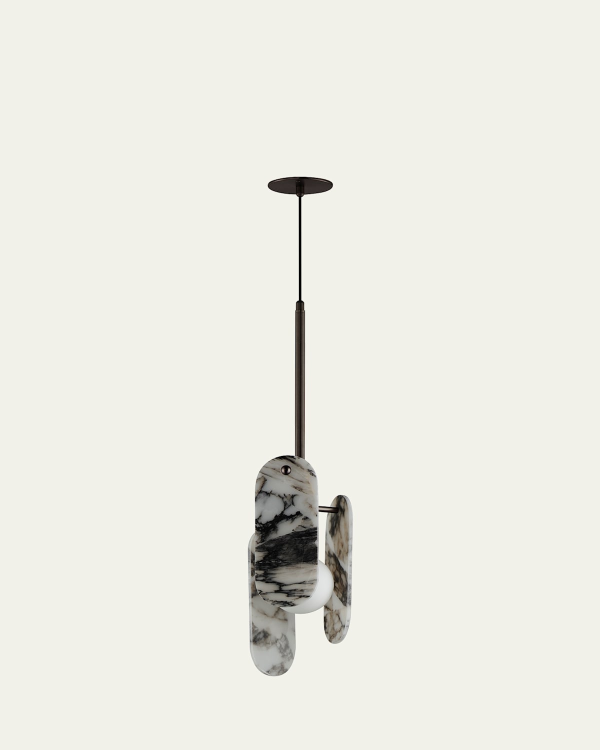 Studio M Nina Magon Design from Megalith Cord Hung Pendant Striae Arya