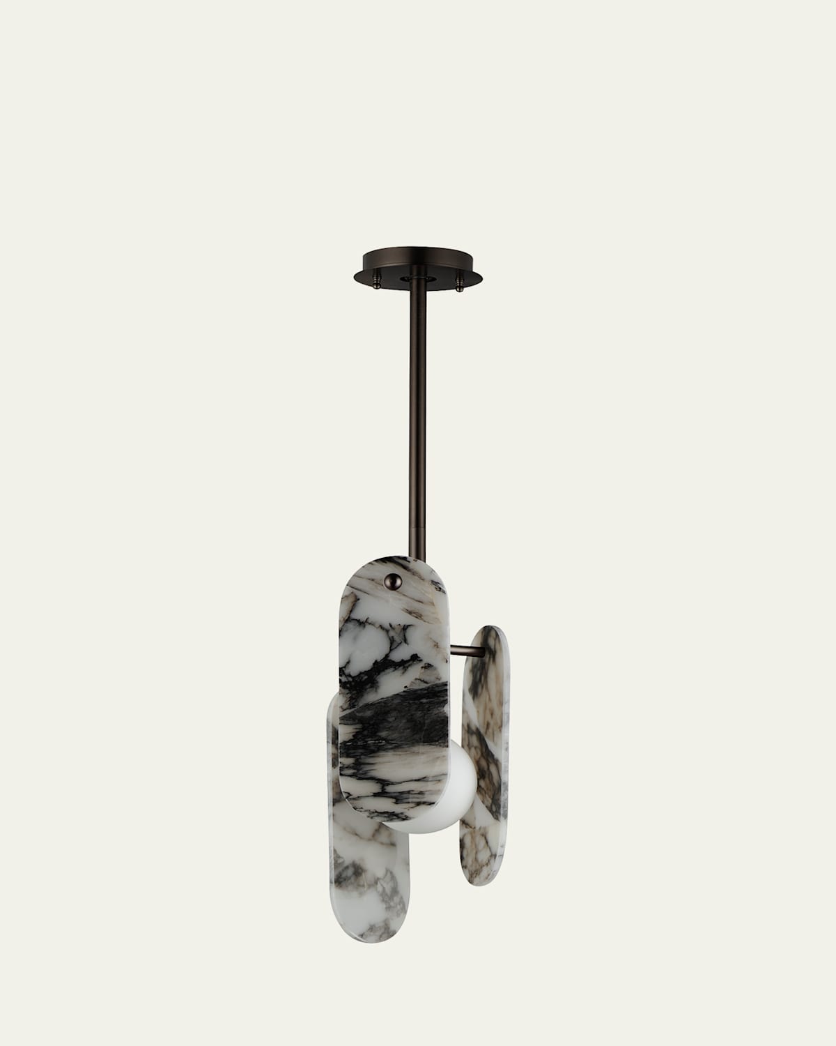 Studio M Nina Magon Design from Megalith Stem Hung Pendant Striae Arya