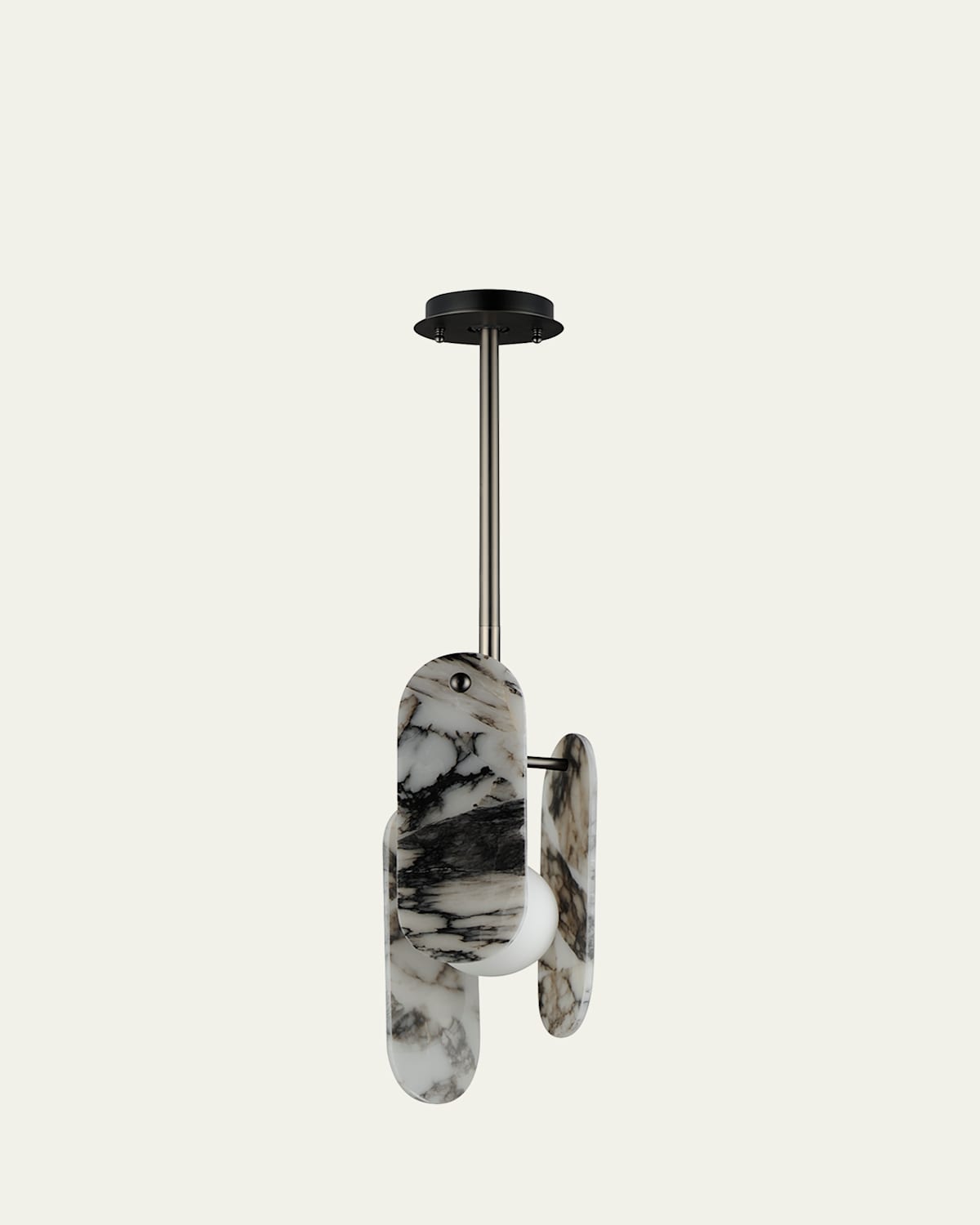 STUDIO M NINA MAGON DESIGN FROM STUDIO M MEGALITH STEM HUNG PENDANT STRIAE ARYA 