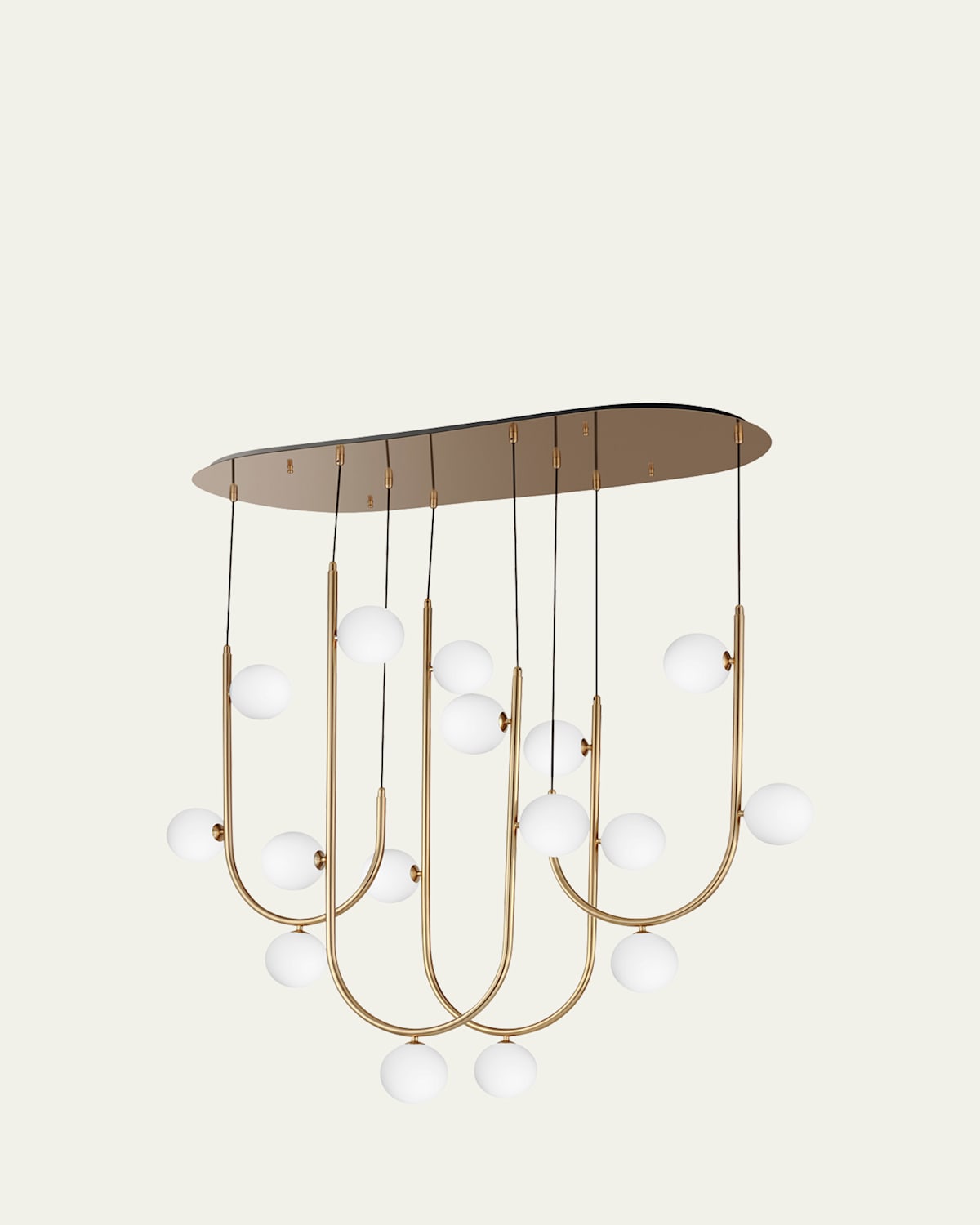 Studio M x Nina Magon design from  Contour 16-Light Cord Hung Pendant 3000K