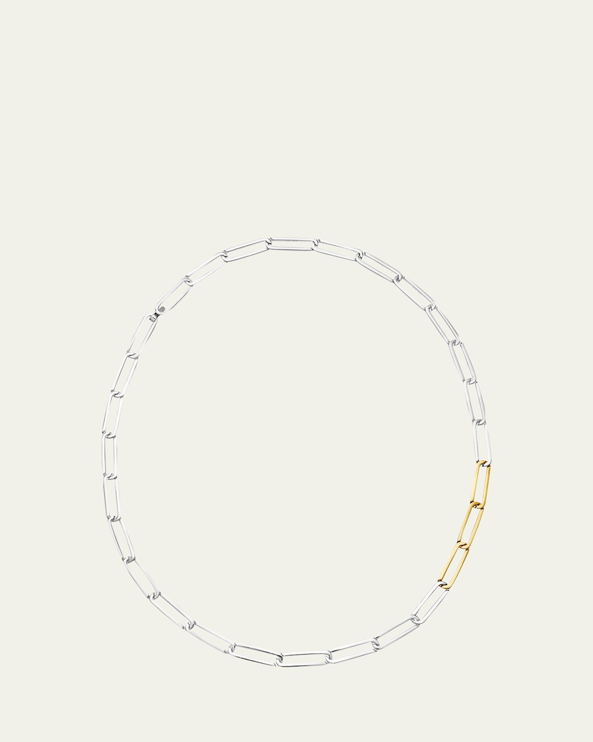 Men's Exhaling Her Two-Tone Chain Link Necklace