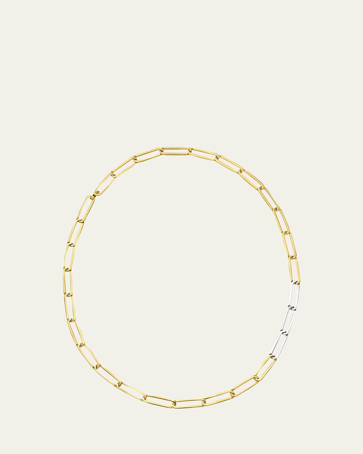 Men's Exhaling Her Two-Tone Chain Link Necklace