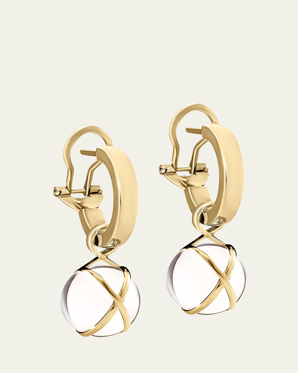 18k Gold Alessia Diamond Drop Earrings