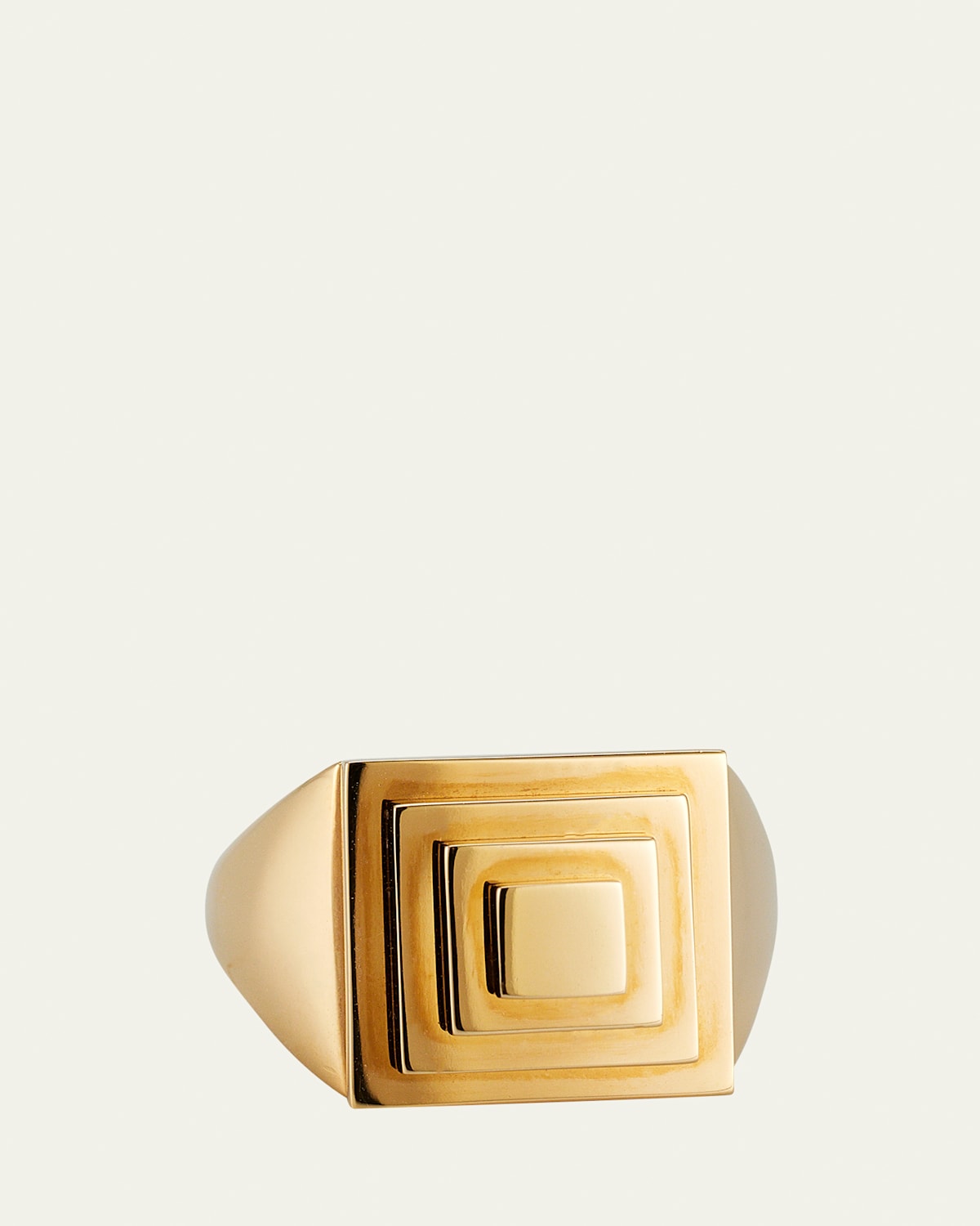 Yellow Gold Signet Pinky Ring