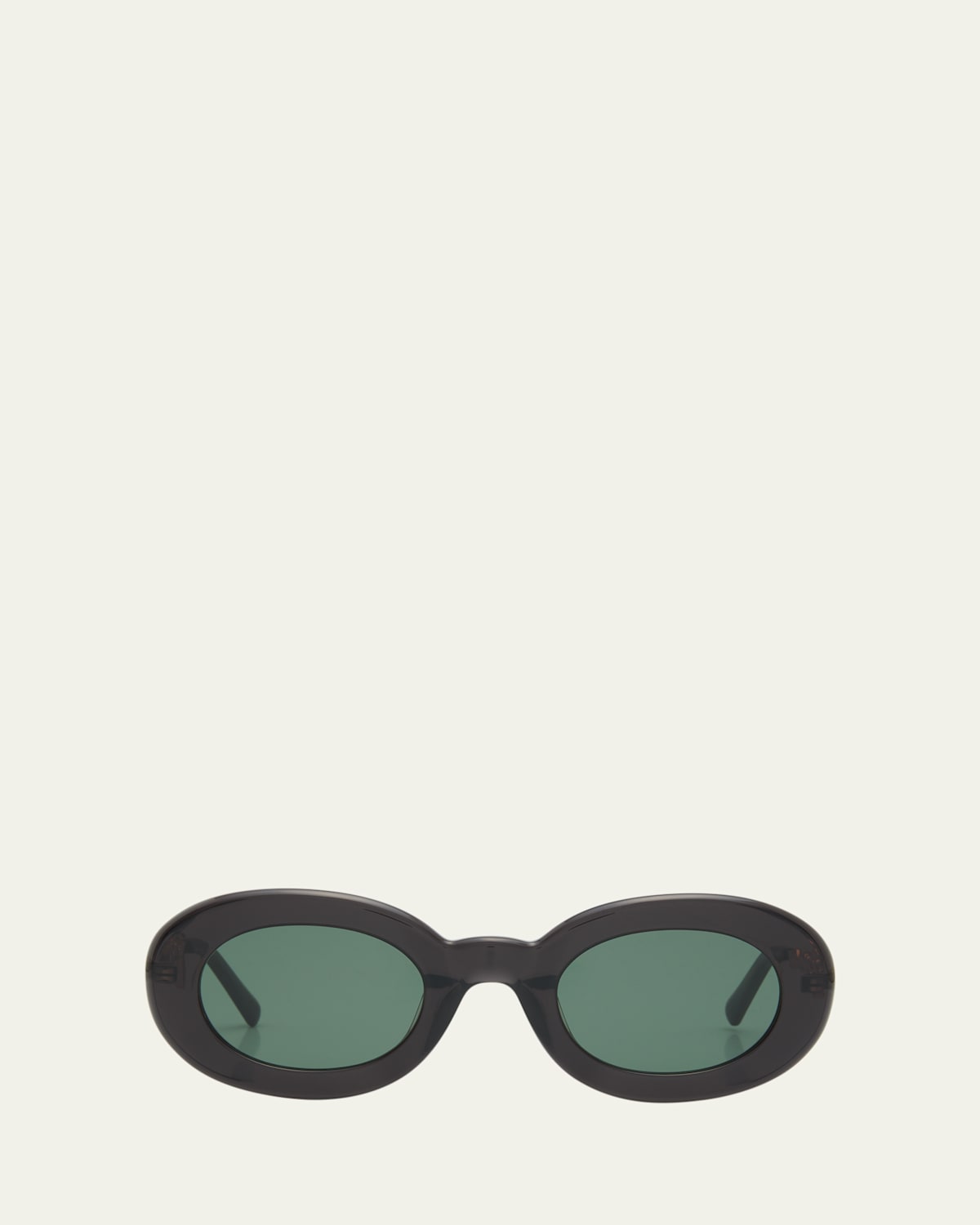 Jacquemus Les Lunettes Pralu Oval Acetate Sunglasses In Multi-black