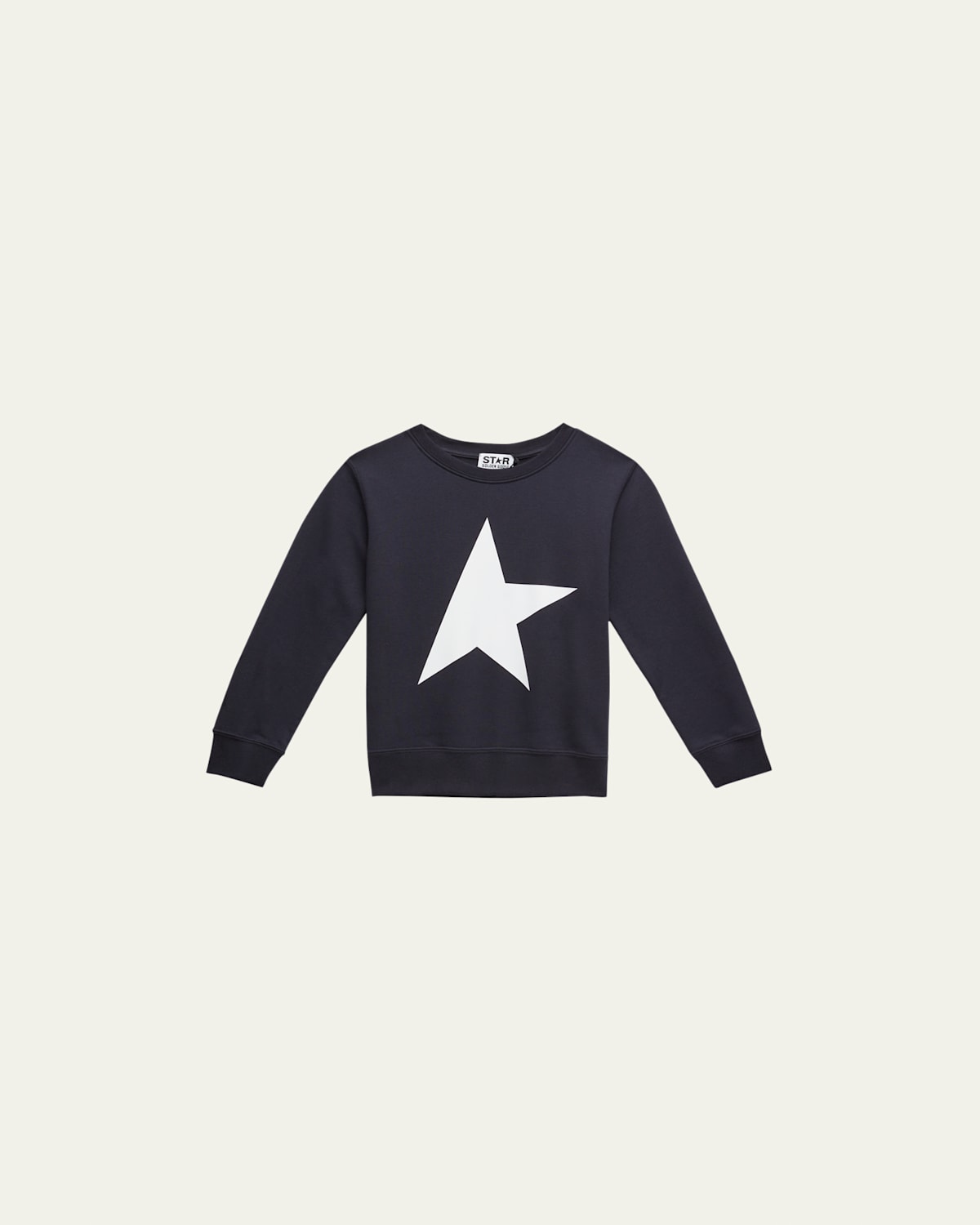 Boy's Crewneck Star Sweatshirt, Size 4-10