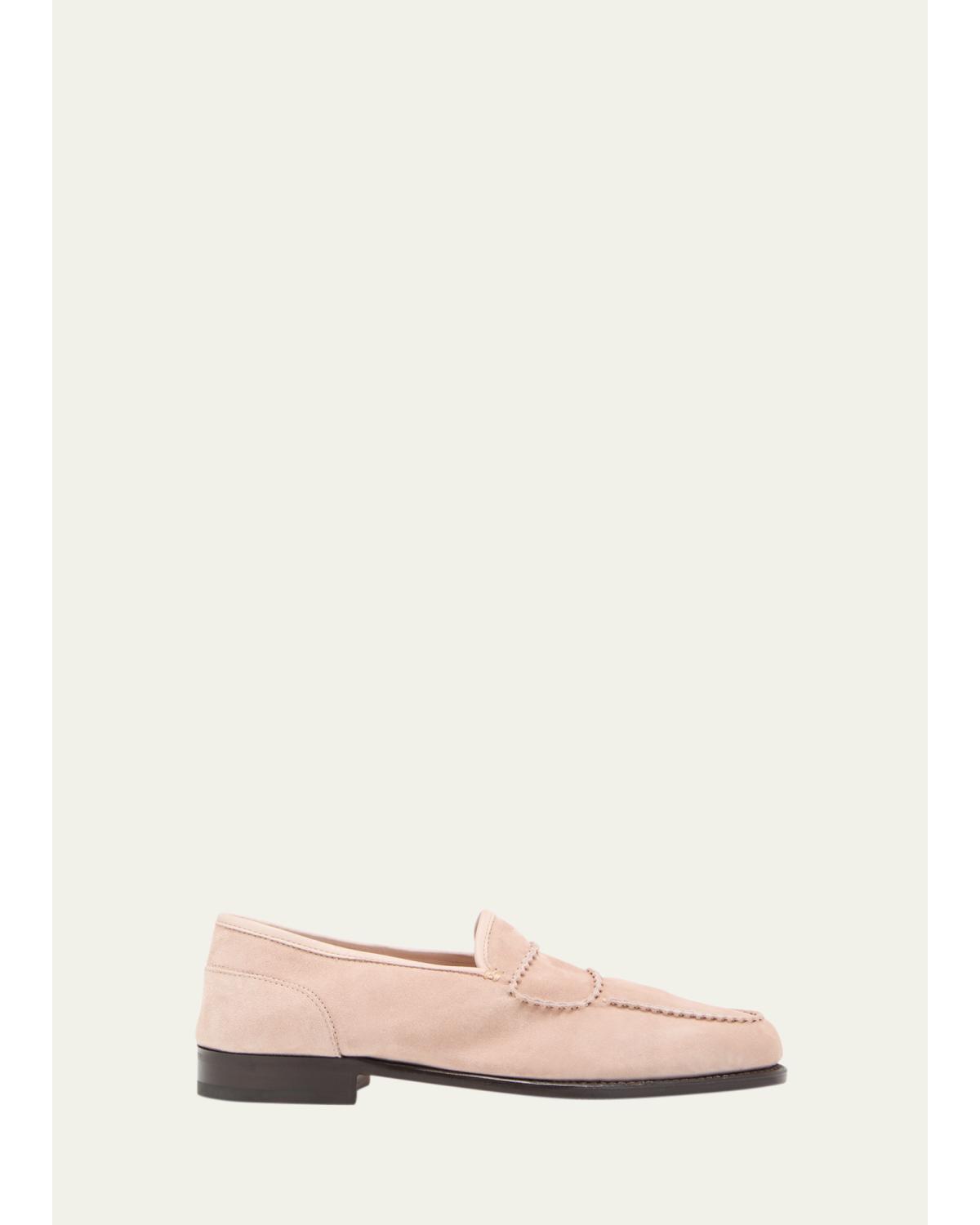 Men'S Bath Suede Penny Loafers