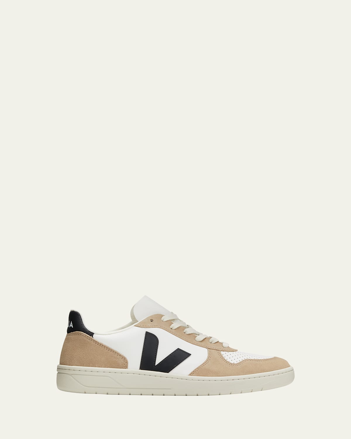 VEJA Men s V10 Bastille Leather Low Top Sneakers Smart Closet