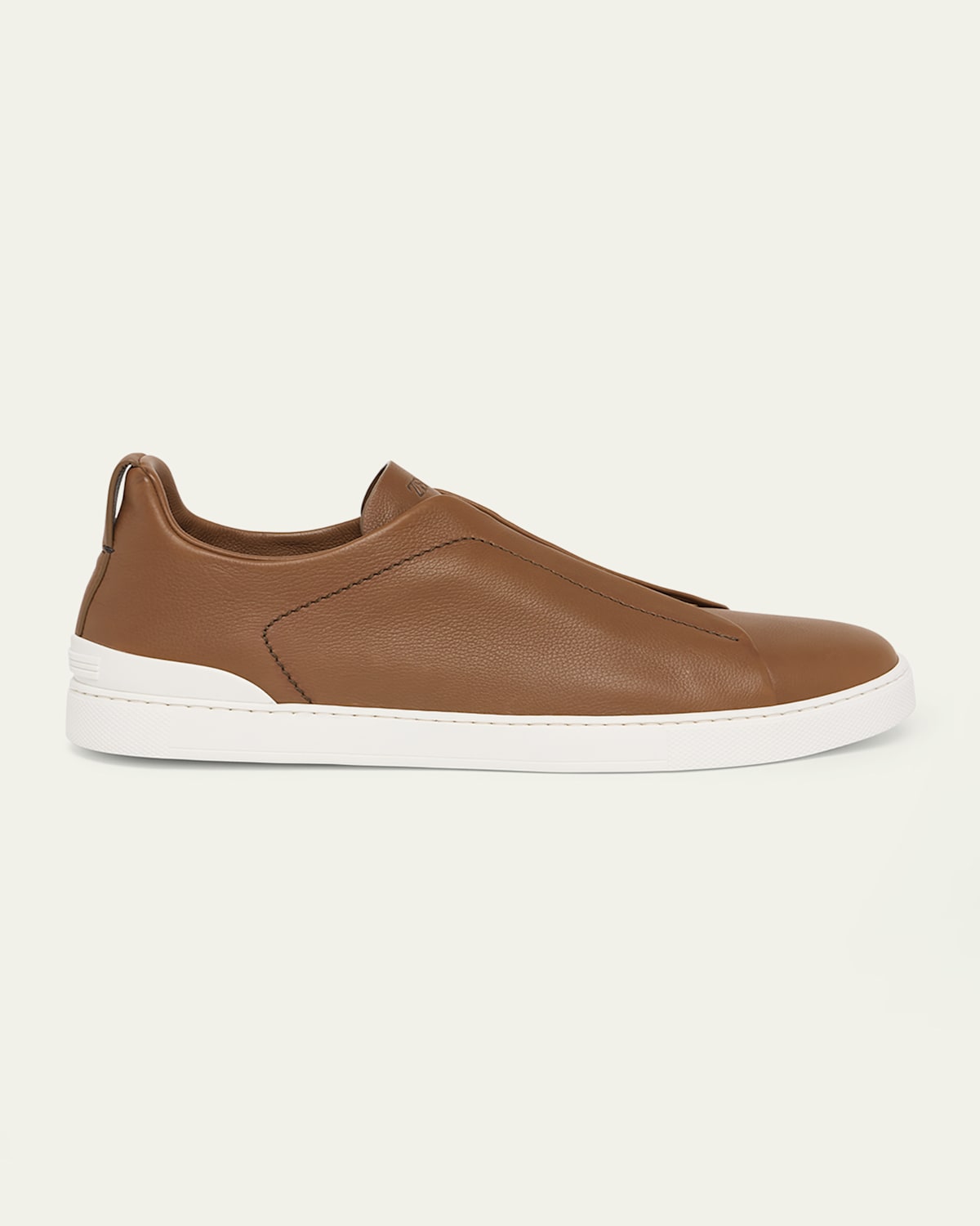 Zegna Baskets Triple Stitch Secondskin Foliage Foncé In Dark Foliage