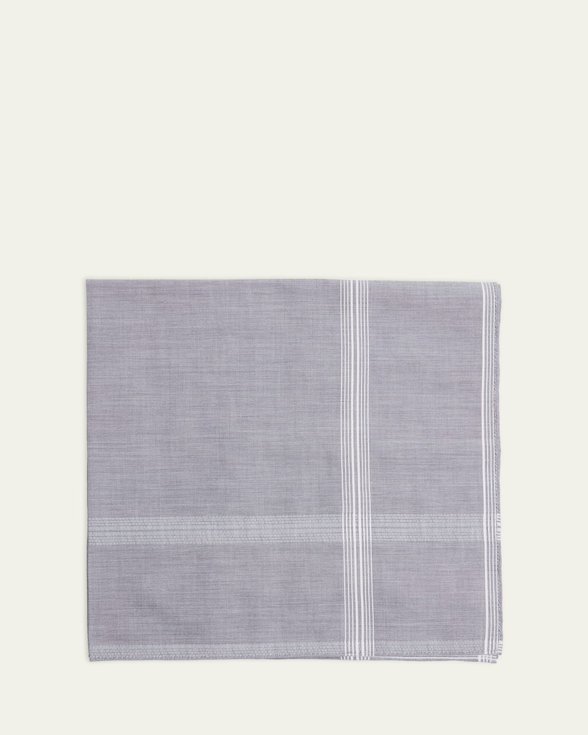 Charvet Men's Cotton Check Handkerchief