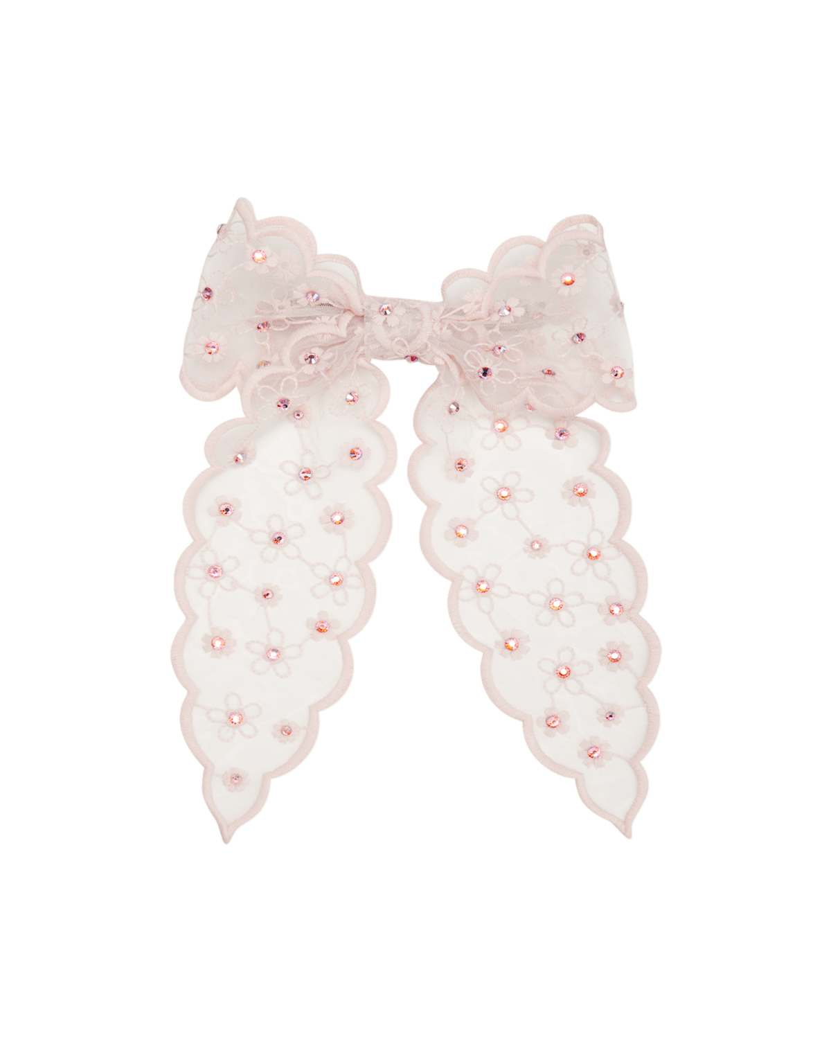 Natasha Accessories Limited Floral Bow Barrette | Thumbnail 2