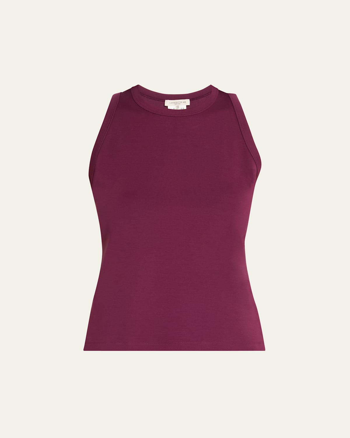 Swiss Cotton Rib Racerback Tank