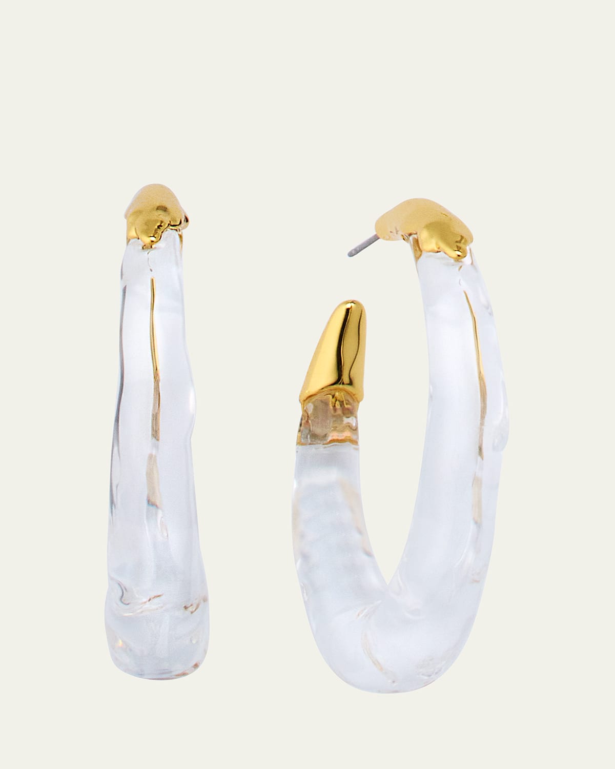 Molten Hoop Earrings