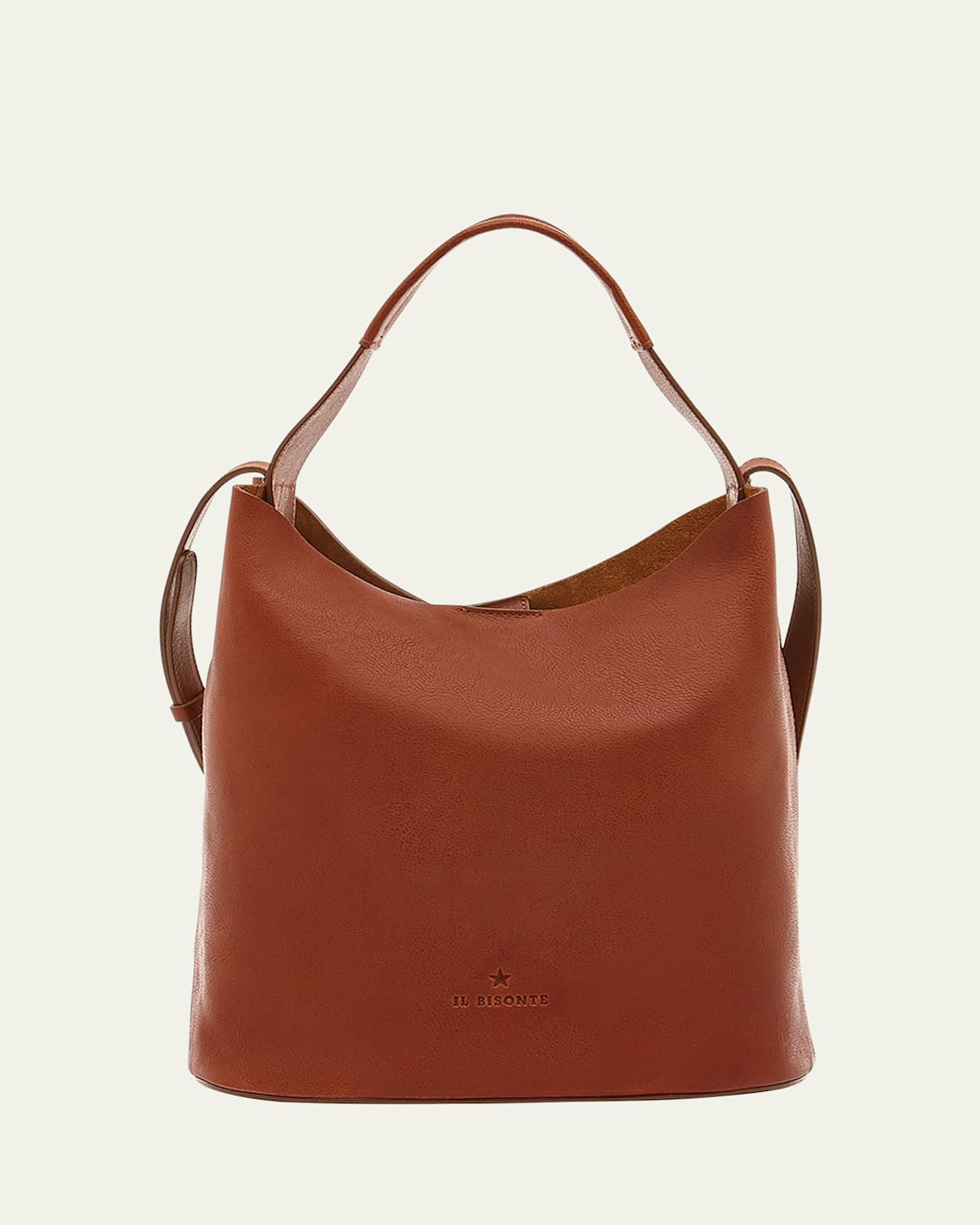 Le Laudi Leather Bucket Bag