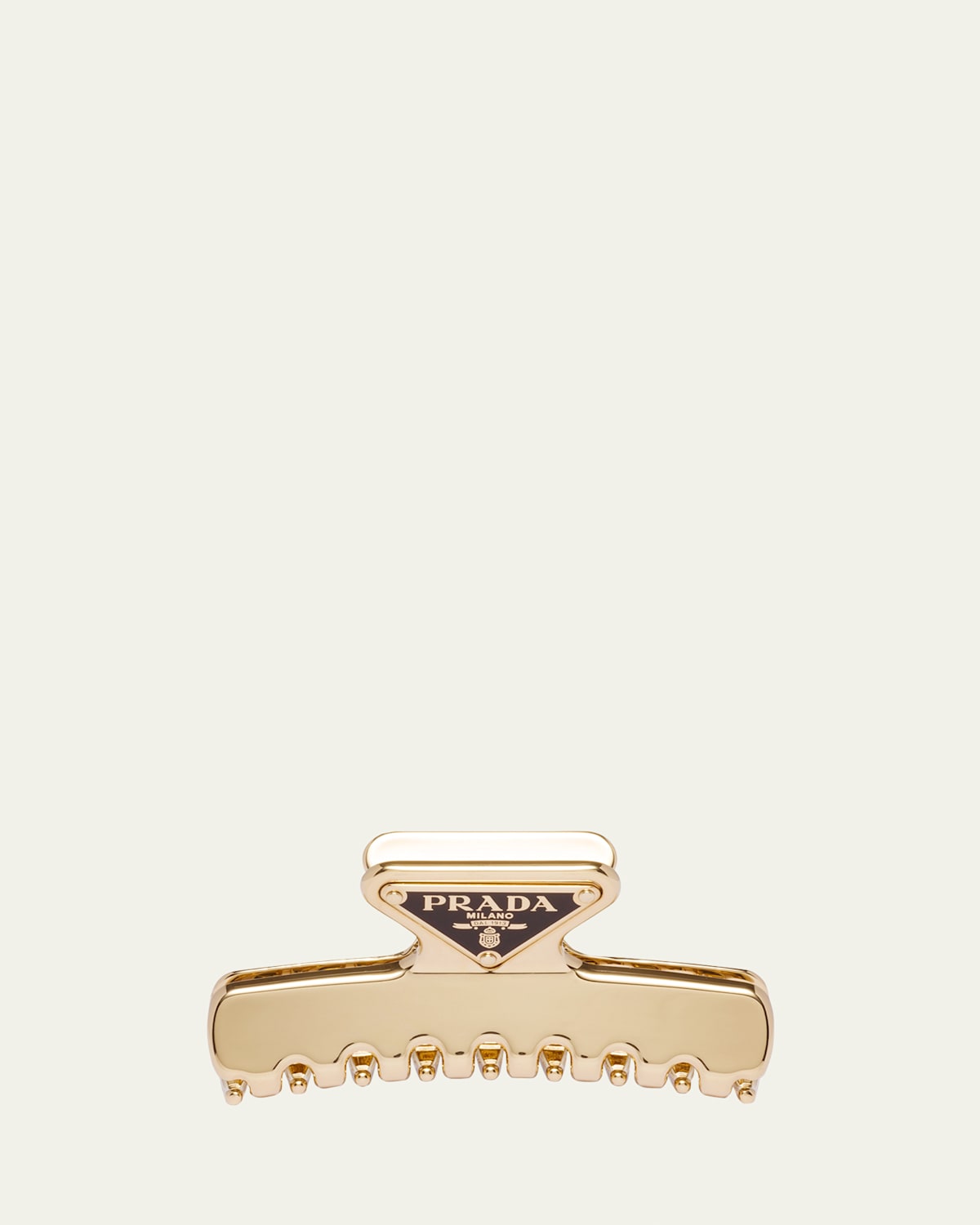 Large Triangle Logo Jaw Hair Clip