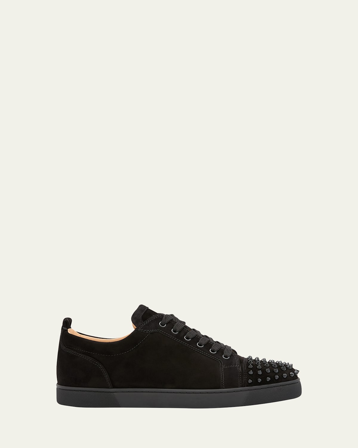 Christian Louboutin Men Louis Junior Spikes Borchie Punta Sneaker In Animal Print