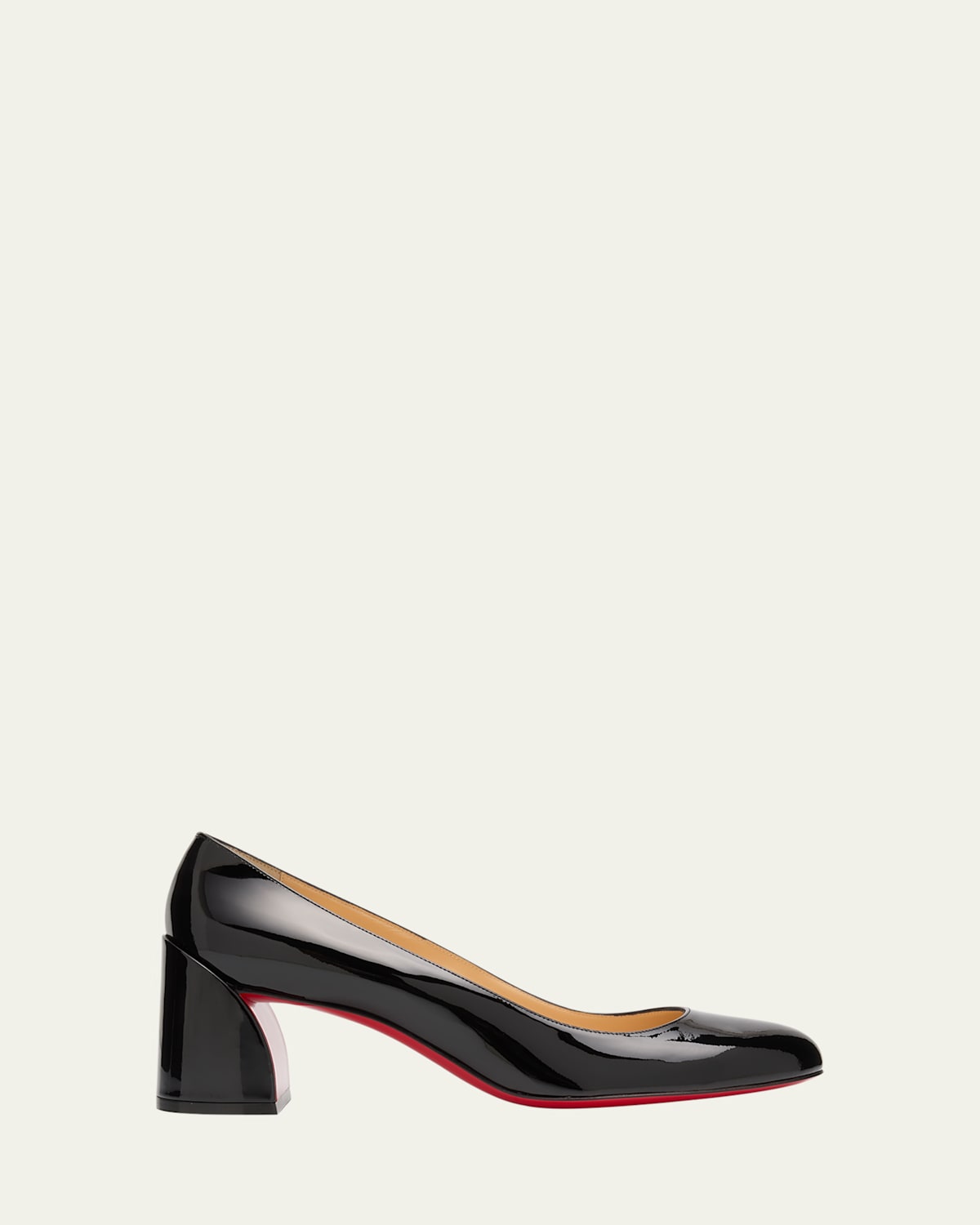 Christian Louboutin Miss Sab 55 Leather Courts In Black