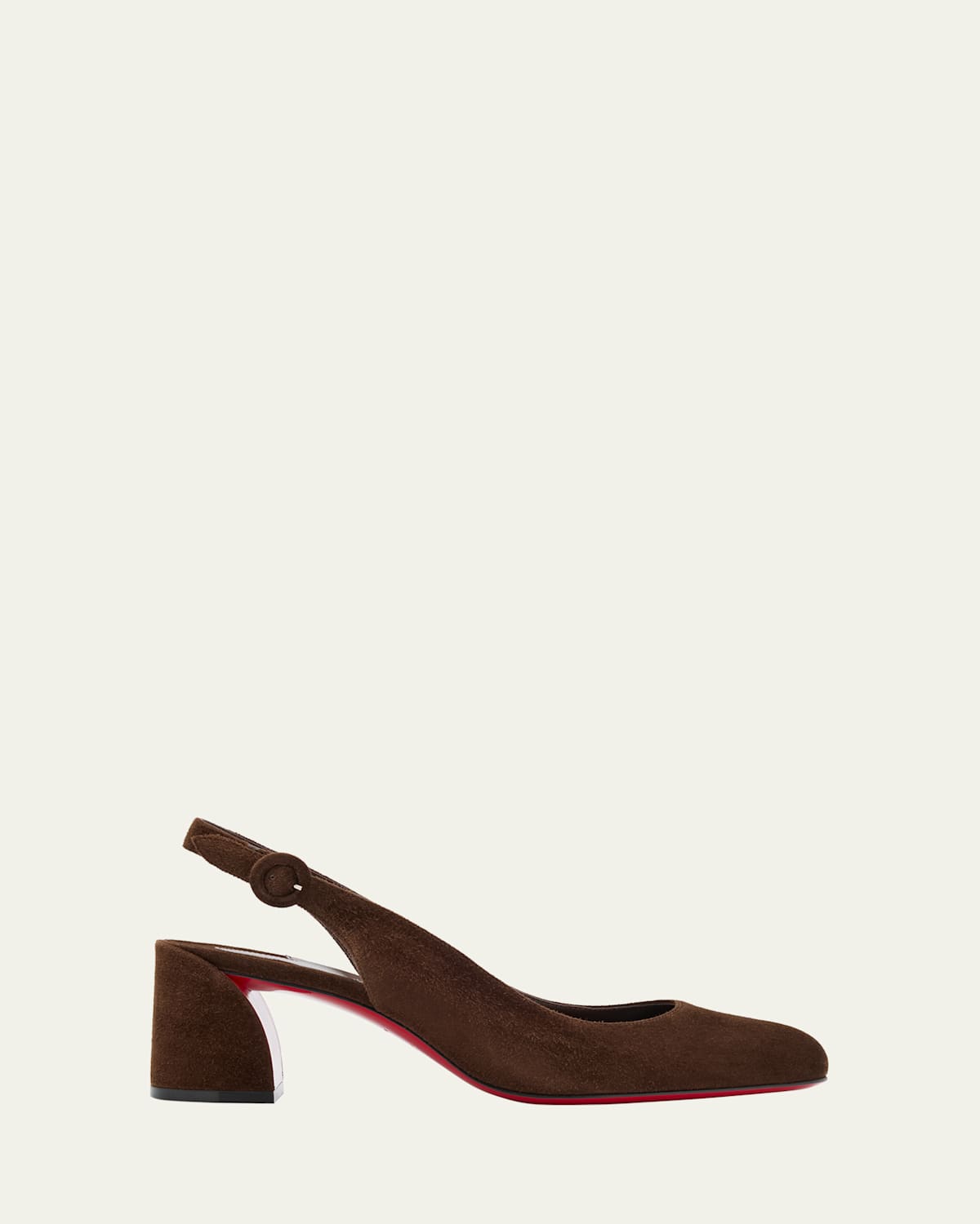 Shop Christian Louboutin So Jane Suede Red Sole Slingback Pumps In Cosme