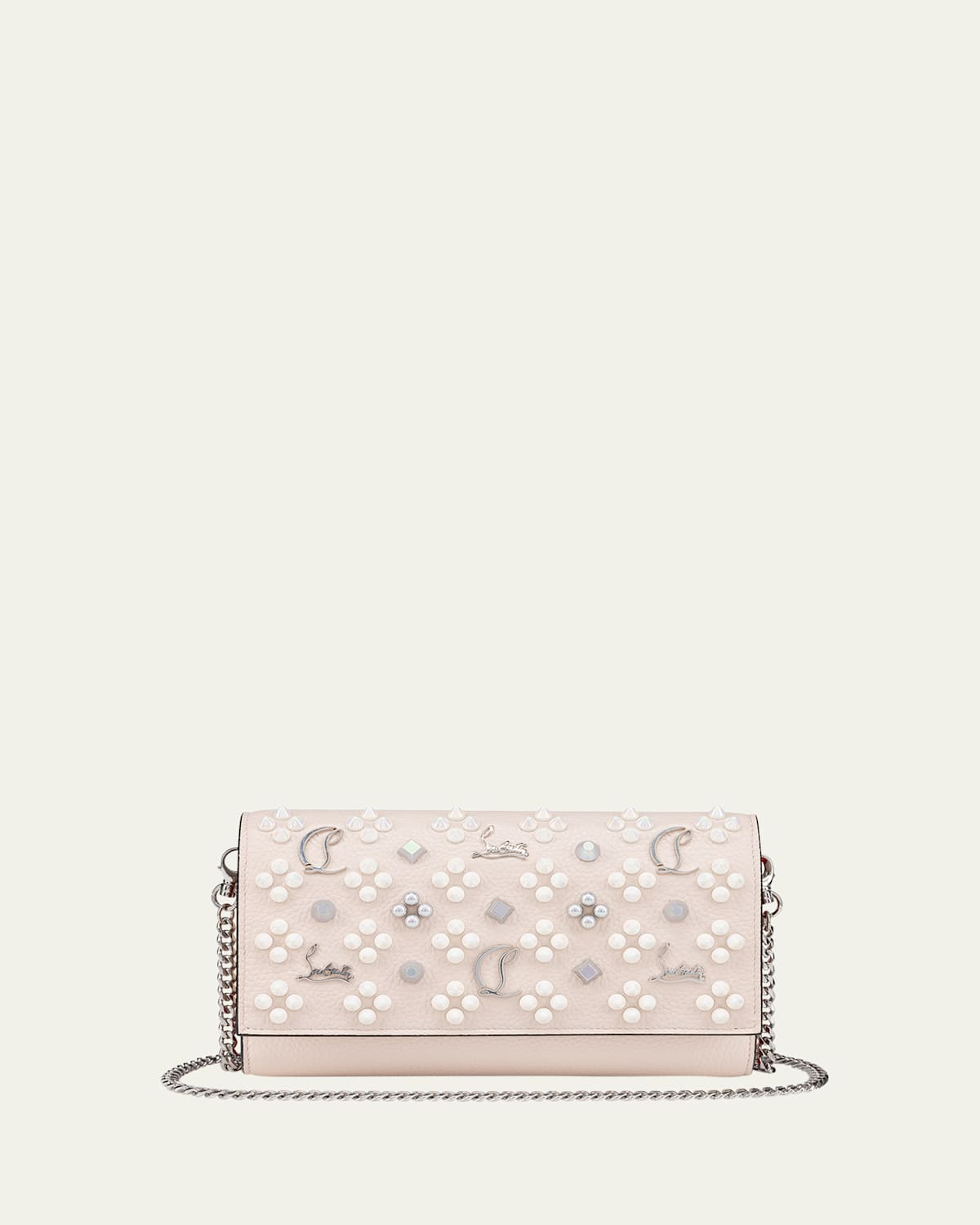 Paloma Wallet on Chain in Loubinthesky Leather