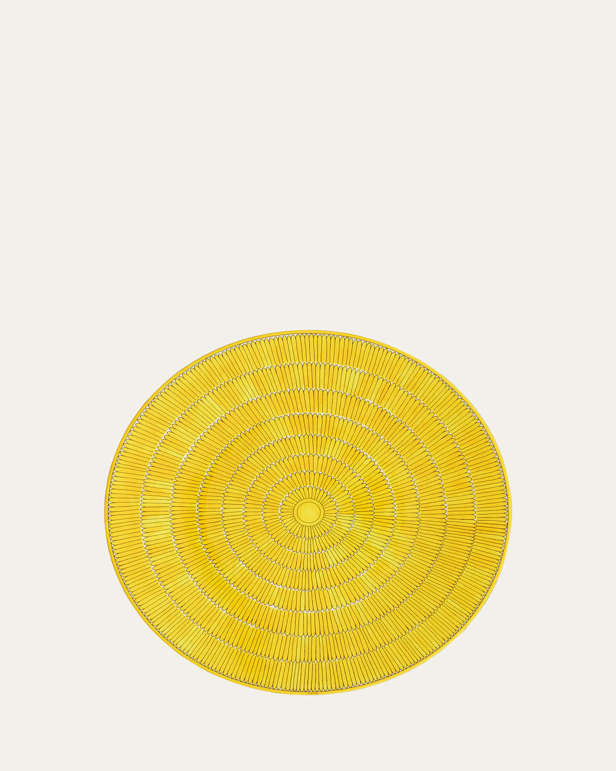 Pre-owned Hermes Soleil D' Presentation Plate