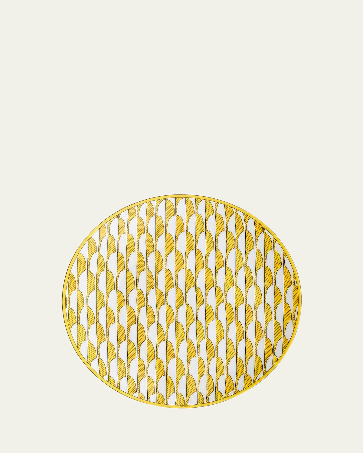 Pre-owned Hermes Soleil D' Dessert Plate 1