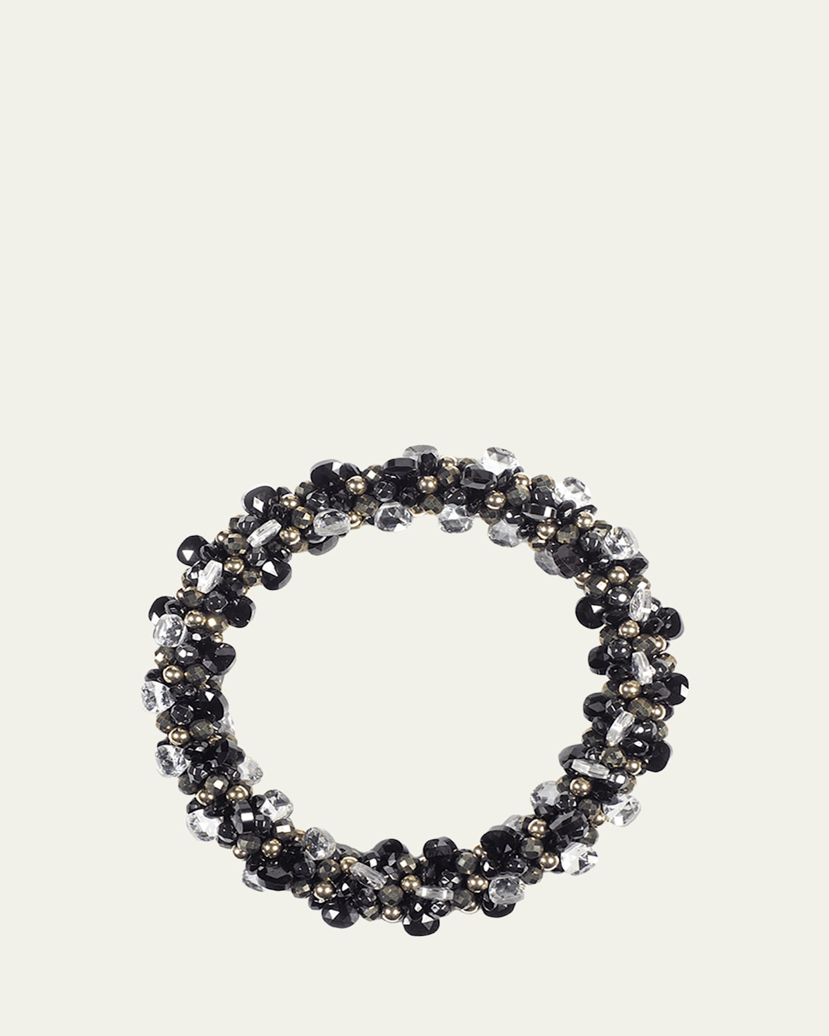 Meredith Frederick Zircon, Spinel, Pyrite and Hematite Bracelet in 14K Gold