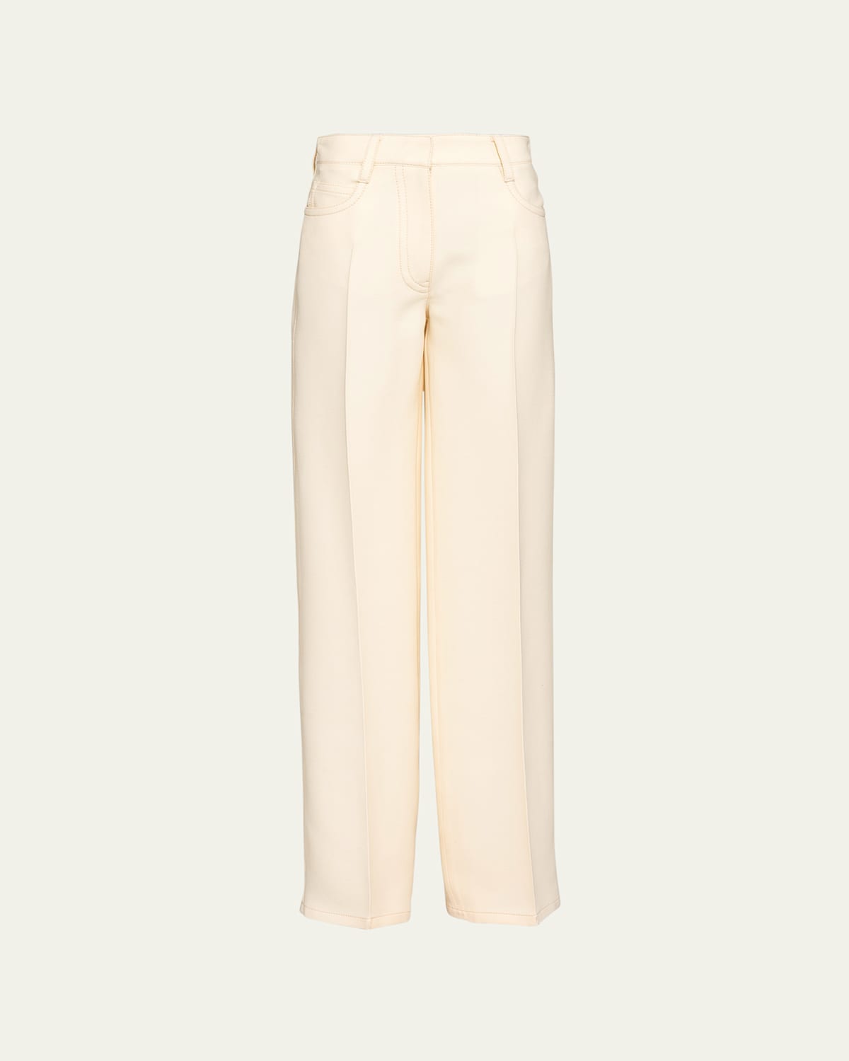 Tricotine Straight-Leg Pants