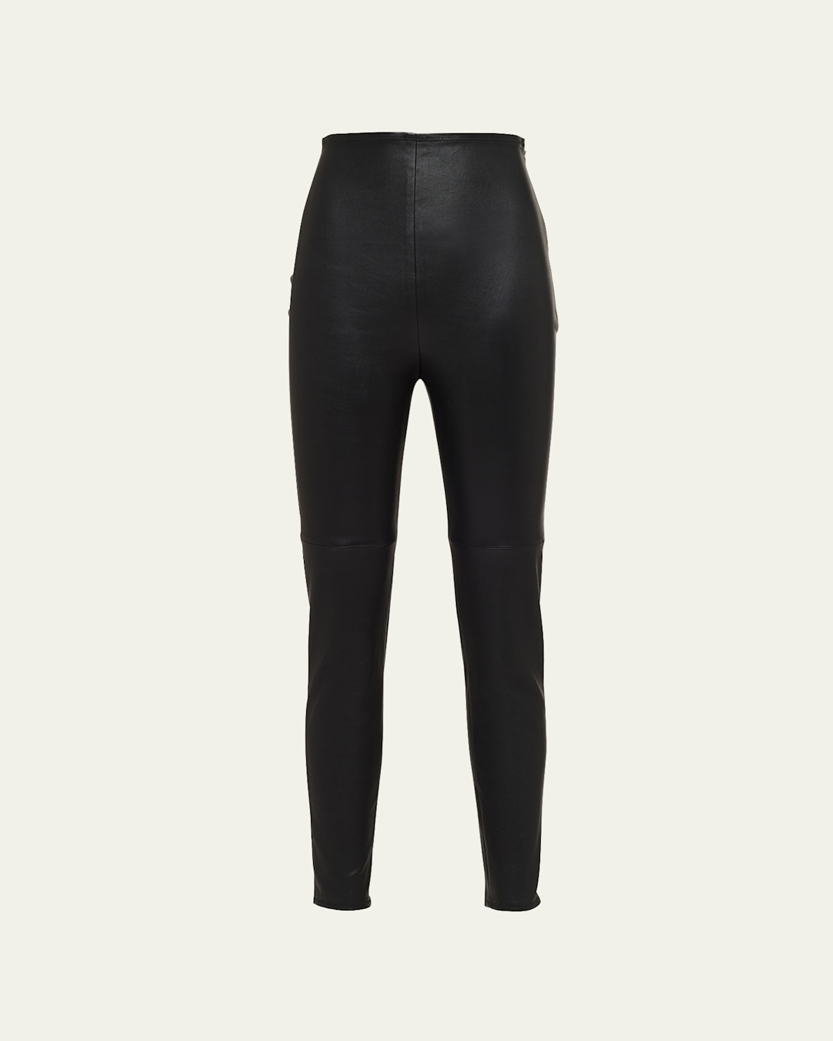 Leather Slim-Leg Leggings