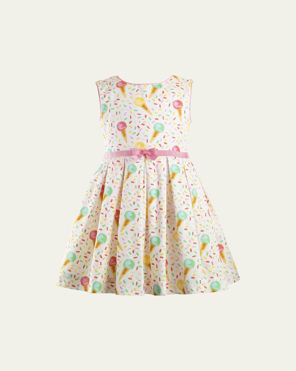 Rachel Riley Girl's Ice Cream Dress In Pink