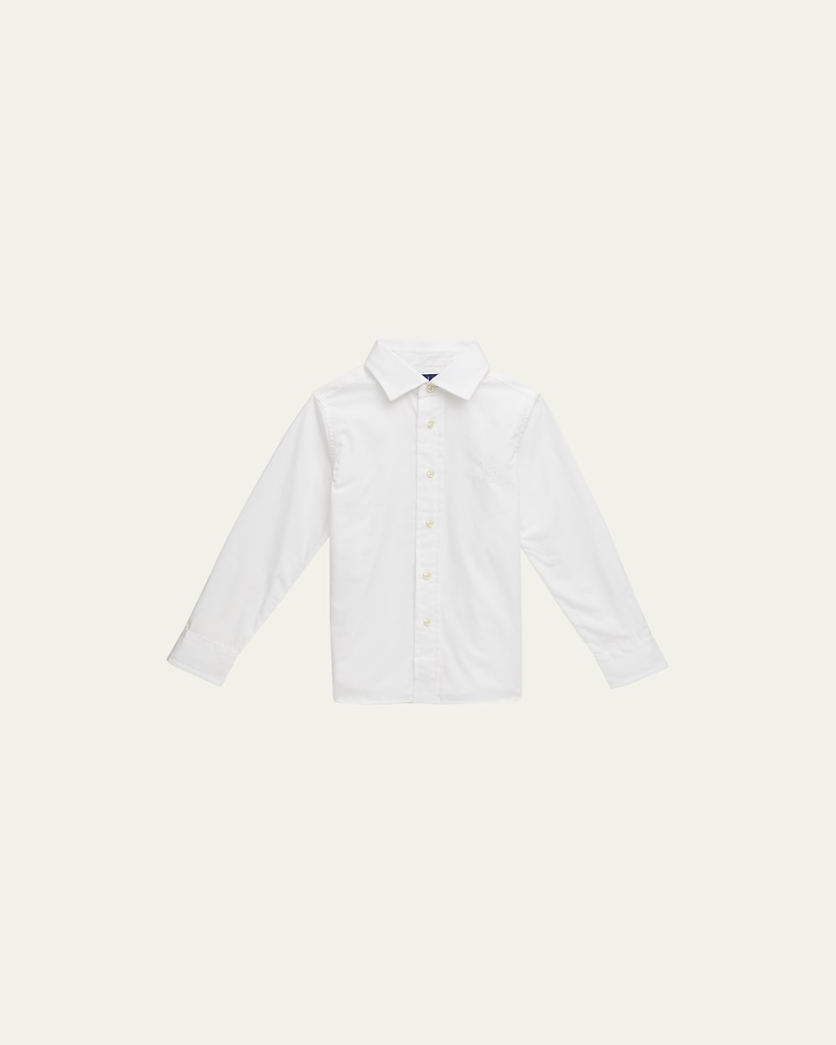 Boy's Poplin Embroidered Dress Shirt, Size 5-7