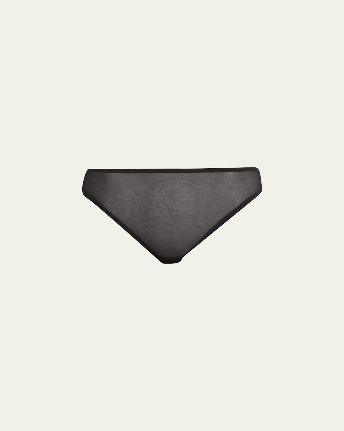 Tiger-Embroidered Mesh Briefs