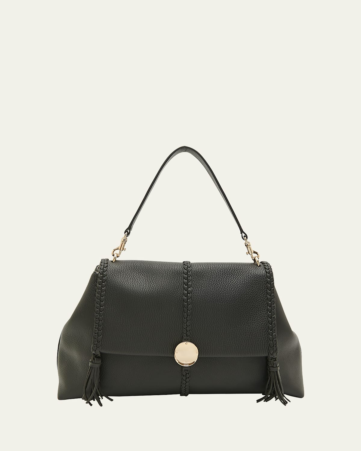 CHLOÉ PENELOPE LARGE TOP-HANDLE BAG IN SMOOTH GRAINED LEATHER 