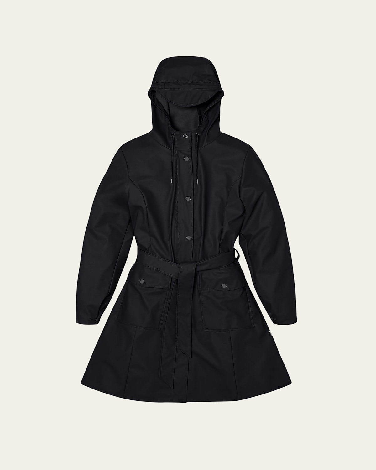 Rains Curve W Jacket In Black
