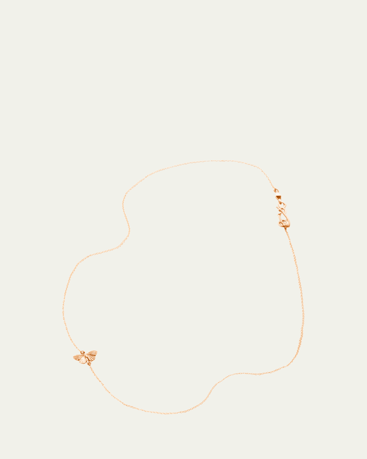 James Banks 14K Rose Gold Single Migration Necklace