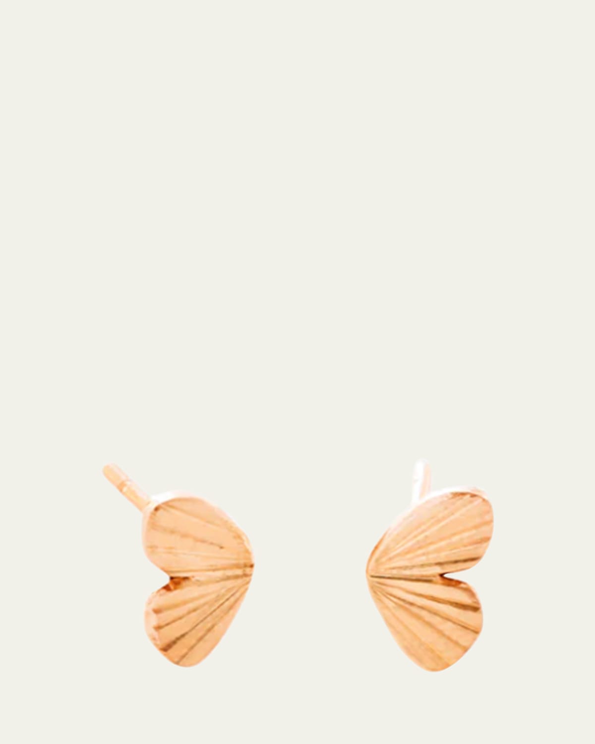 14K Tiny Asterope Single Wing Stud Earrings