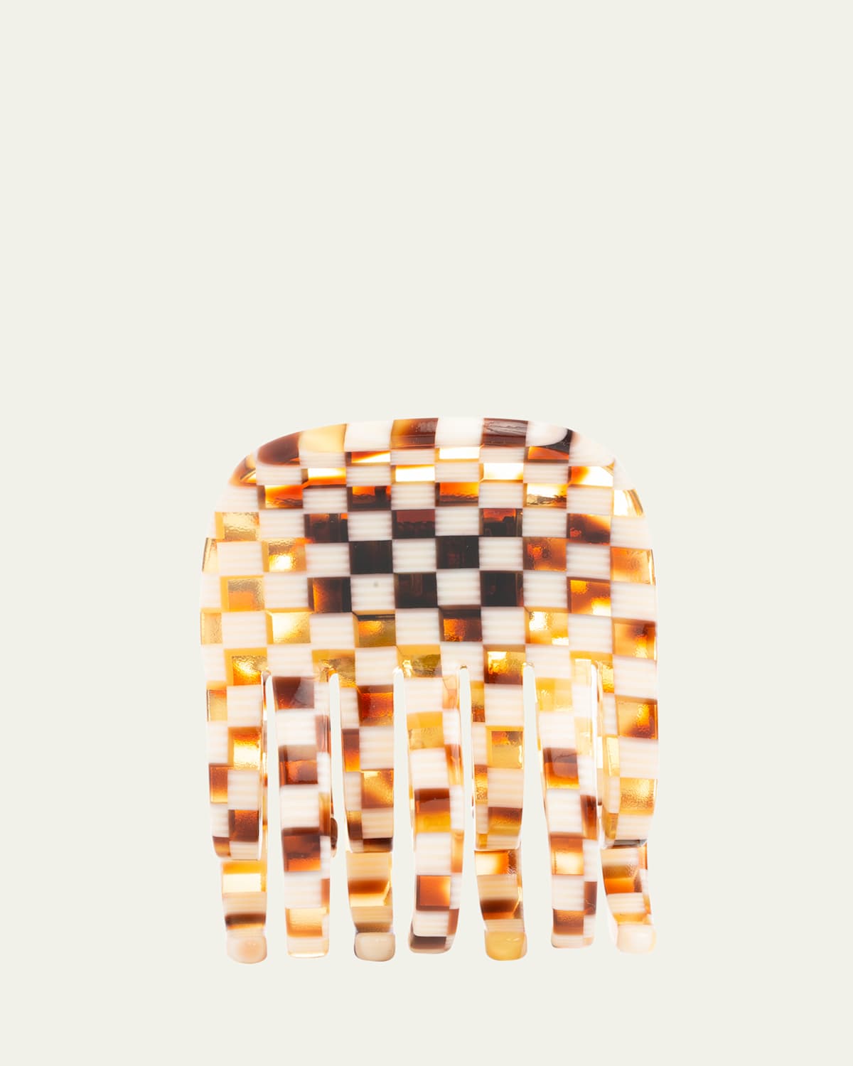 Double Tooth Checkered Jaw Clip