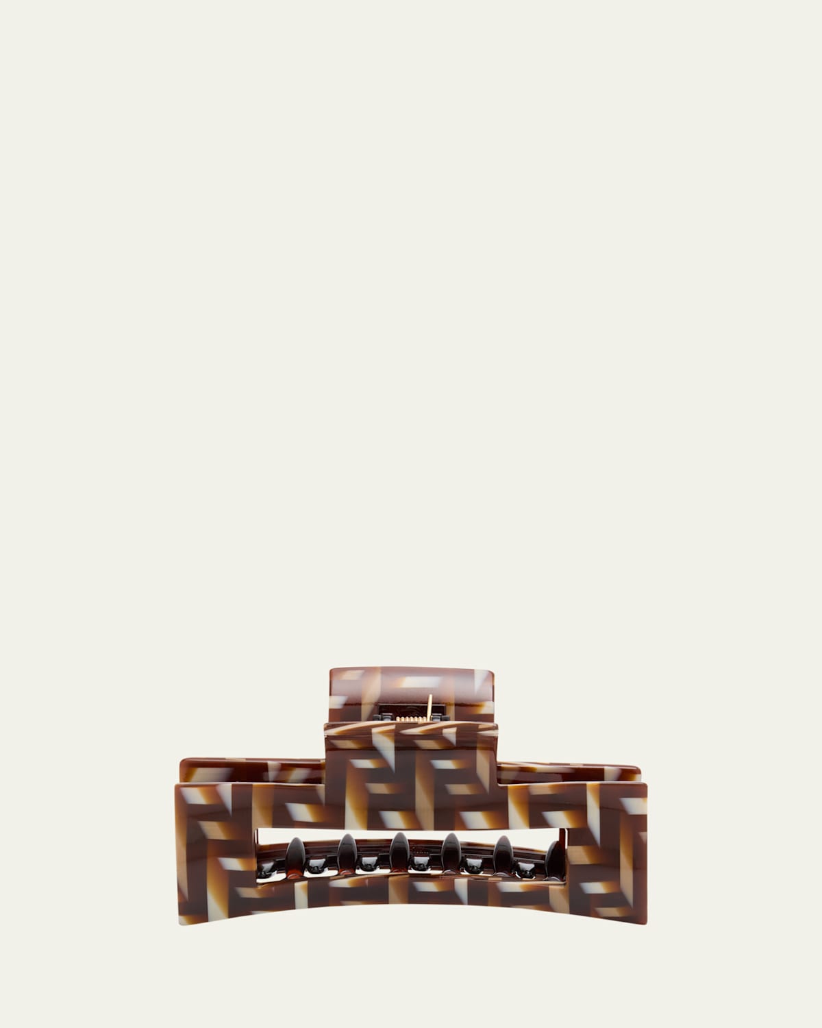 FRANCE LUXE LARGE CUT-OUT RECTANGLE JAW CLIP 
