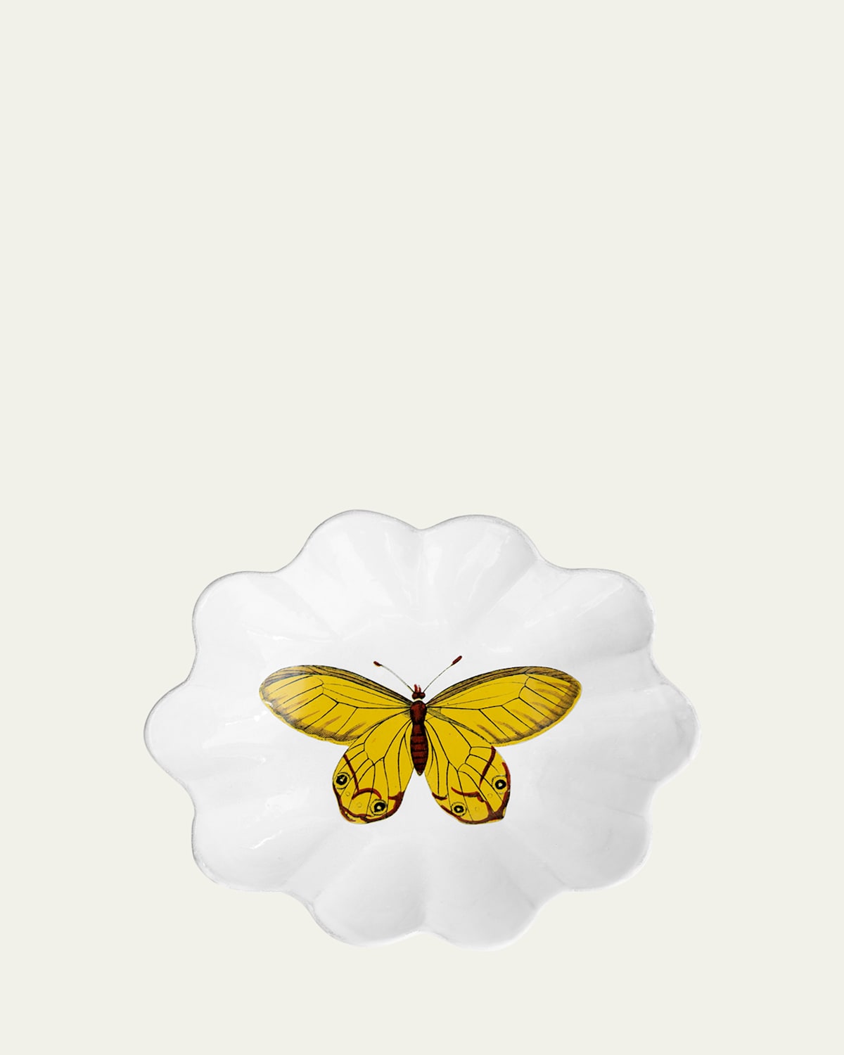 Astier De Villatte Yellow Butterfly Plate 1
