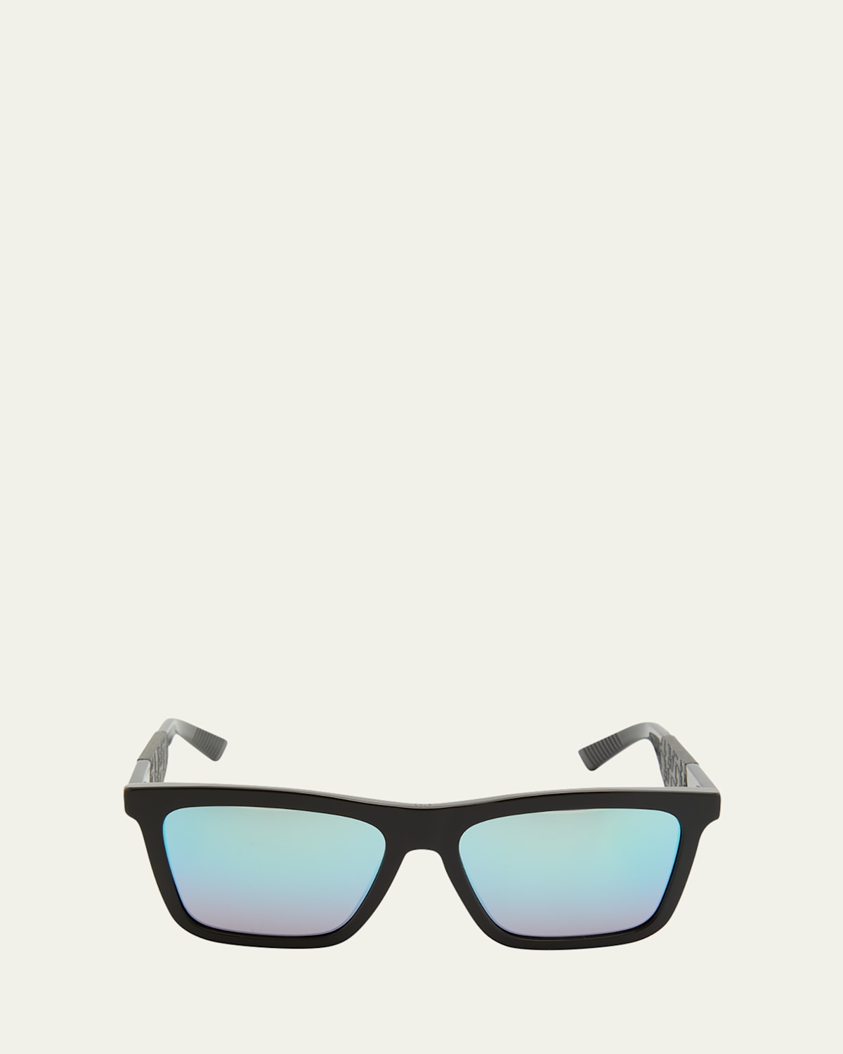 Dior B27 S2i Sunglasses In Shiny Palladium/green Mirror