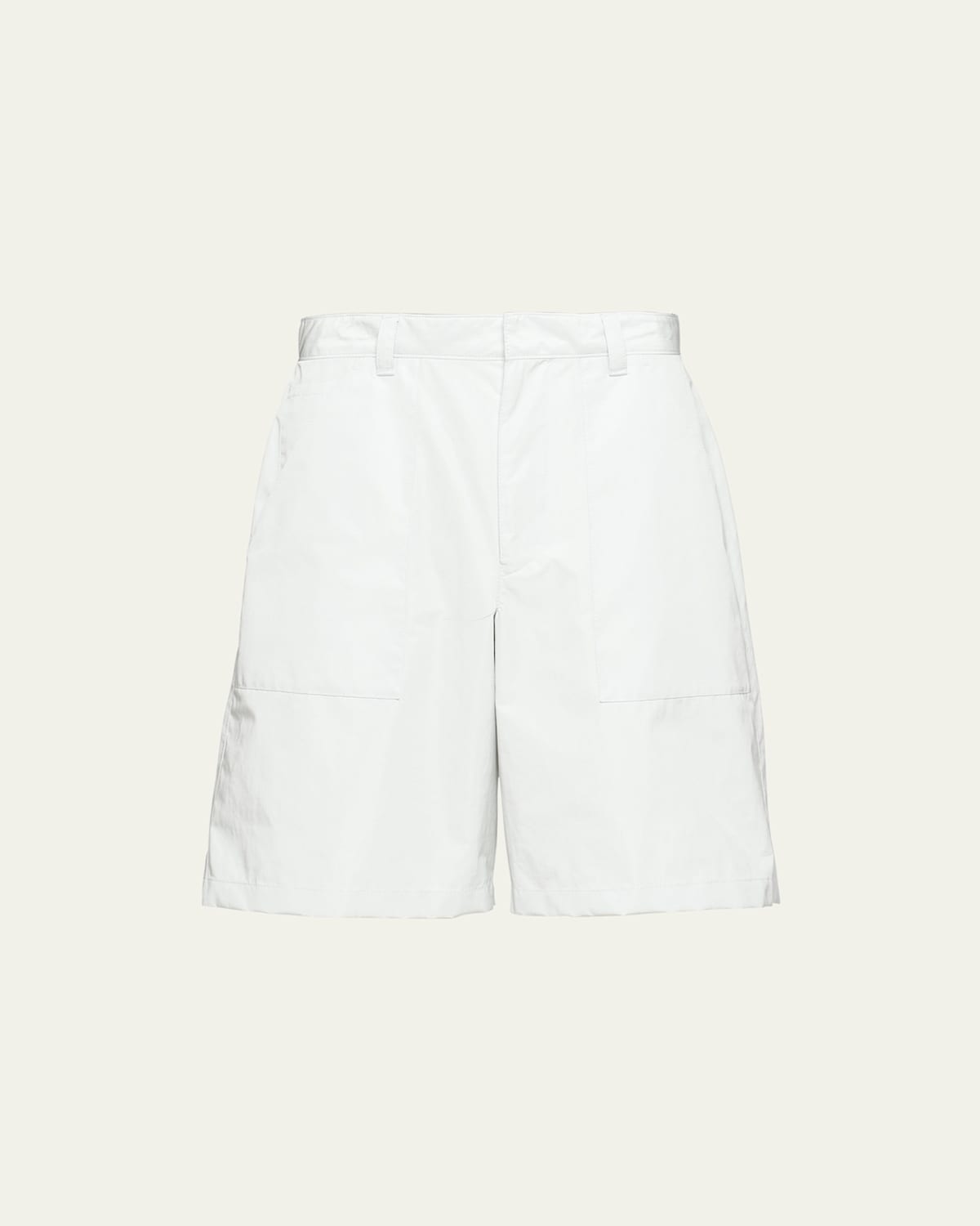 Prada Re-nylon Bermuda Shorts Bermuda And Short White In White