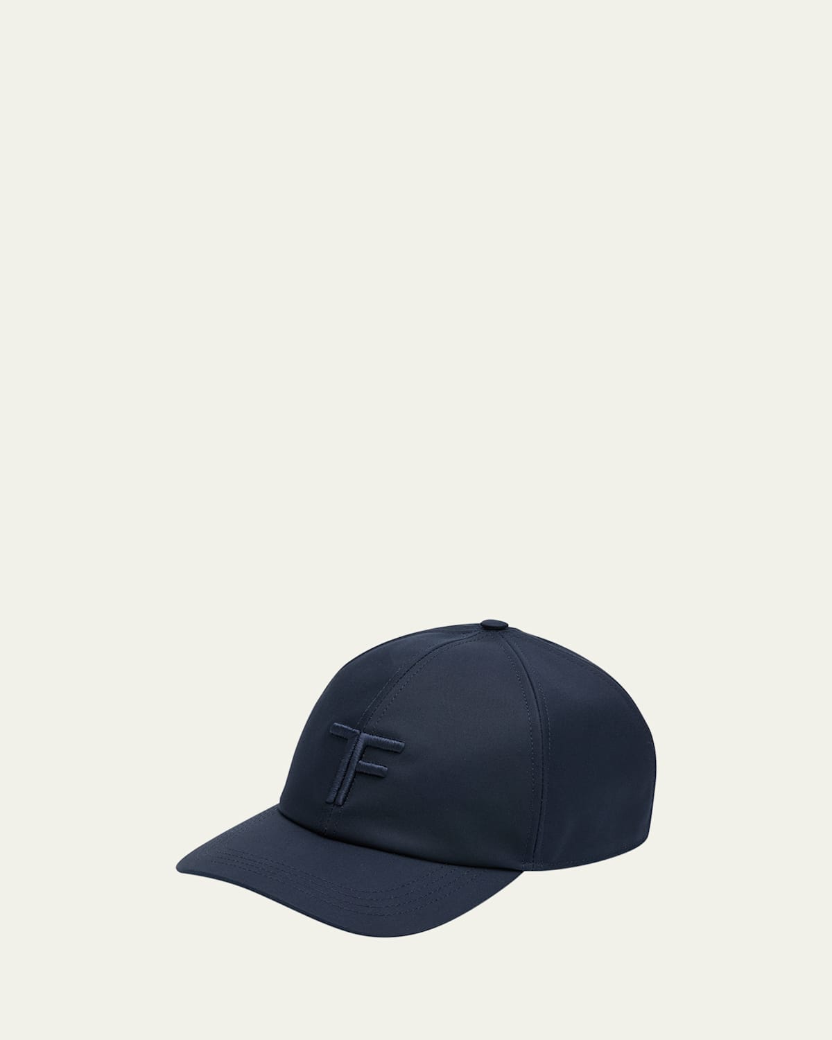 Tom Ford Logo Embroidery Baseball Cap In Navy