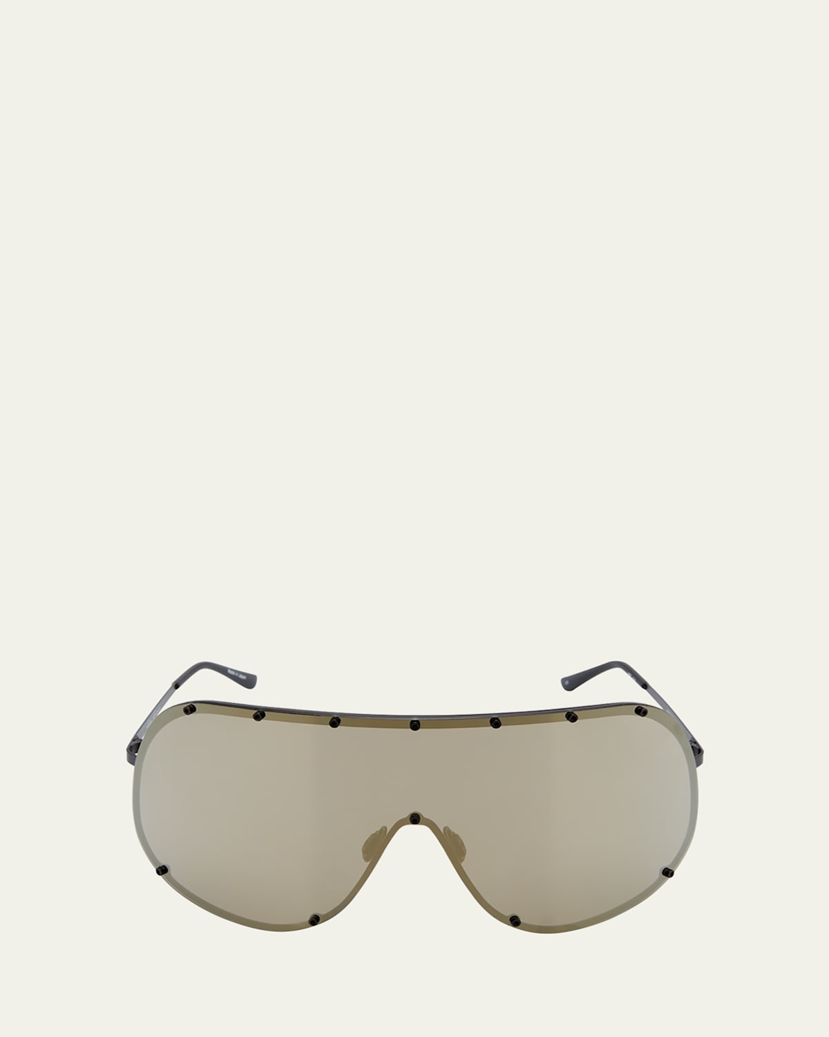 Men's Rimless Stainless Steel Shield Sunlgasses