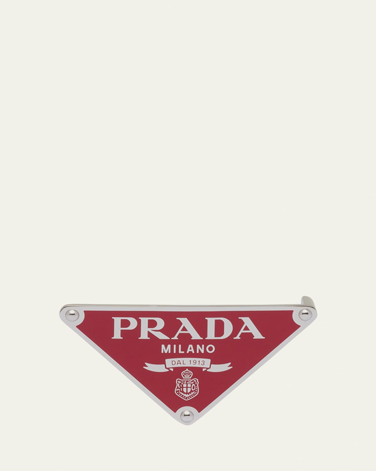 Prada Emaillierte Gürtelschliesse Aus Metall